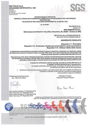 Certificazioni